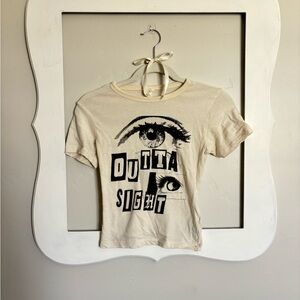 💫  “Outta Sight” Graphic Baby Tee | Soft Girl Spy Energy 💫